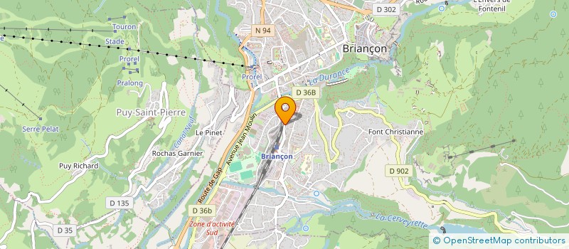 localisation de l'entreprise MONSIEUR VICTOR JEAN-BAPTISTE  BRIANCON