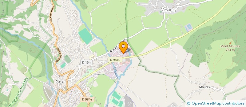 localisation de l'entreprise MONSIEUR VICTOR JESUS DA ROCHA  GEX