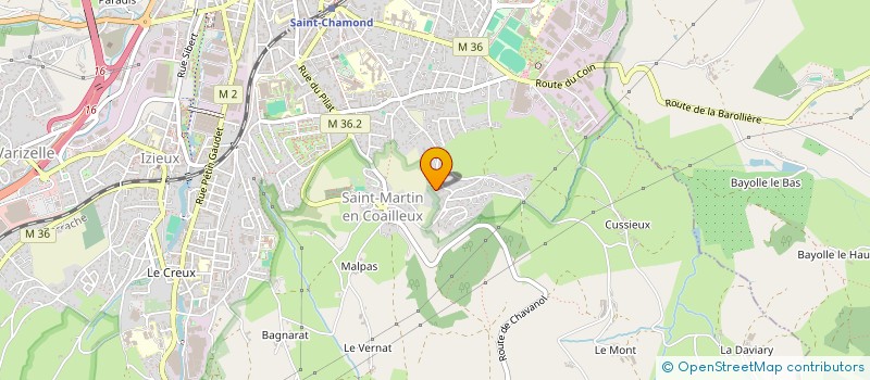 localisation de l'entreprise MONSIEUR VICTOR JOSEPH PEREIRA à SAINT-CHAMOND