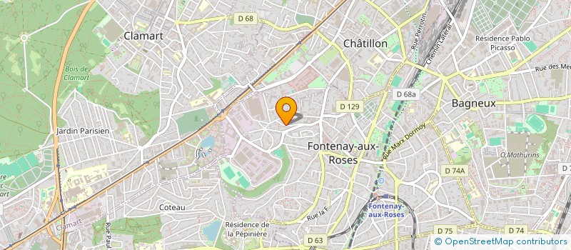 localisation de l'entreprise MONSIEUR VICTOR JUGE à FONTENAY-AUX-ROSES