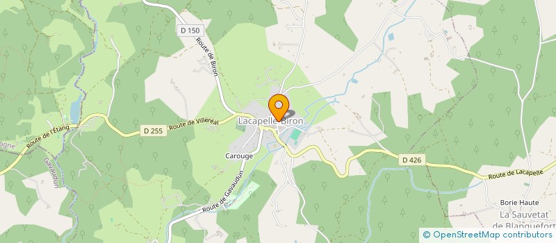 localisation de l'entreprise MONSIEUR VICTOR KAEWLUEA  LACAPELLE-BIRON