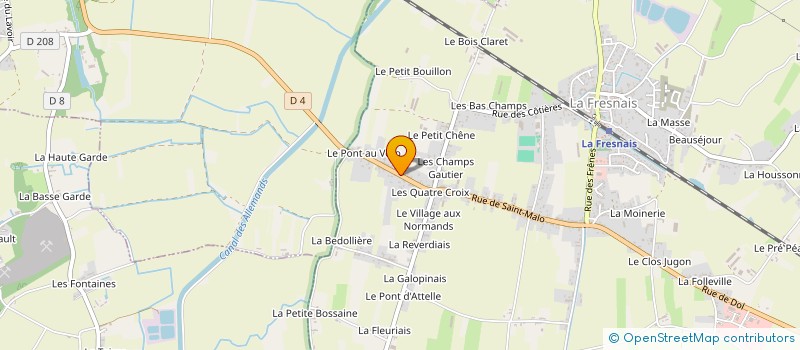 localisation de l'entreprise MONSIEUR VICTOR KERMANACH  LA FRESNAIS