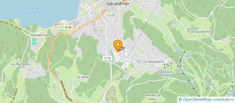 localisation de l'entreprise MONSIEUR VICTOR KUCHTO à GERARDMER