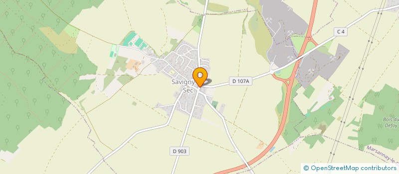 localisation de l'entreprise MONSIEUR VICTOR LABILLE  SAVIGNY-LE-SEC