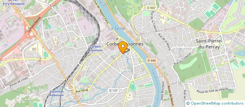 localisation de l'entreprise MONSIEUR VICTOR LABRUNE à CORBEIL-ESSONNES