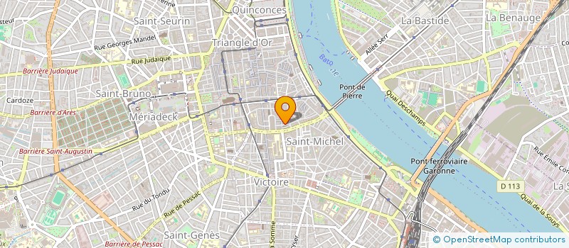 localisation de l'entreprise MONSIEUR VICTOR LACHAUX  BORDEAUX