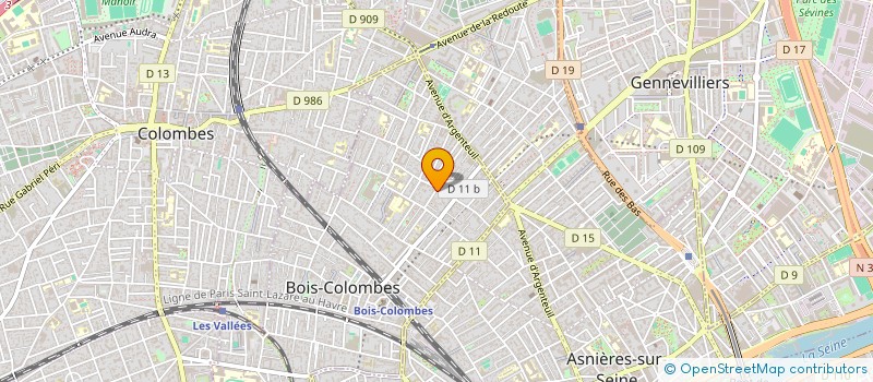 localisation de l'entreprise MONSIEUR VICTOR LACHAUX à BOIS COLOMBES