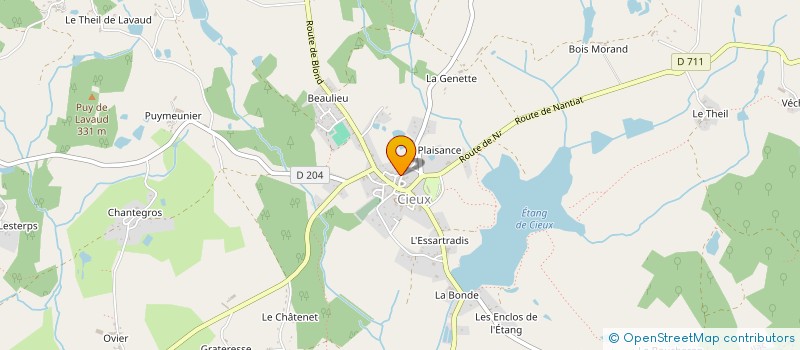 localisation de l'entreprise MONSIEUR VICTOR LACROIX-LECLAIR  CIEUX