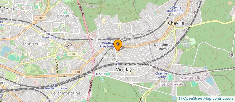 localisation de l'entreprise MONSIEUR VICTOR LAGRANGE  DOUVAINE