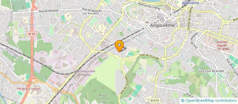 localisation de l'entreprise MONSIEUR VICTOR LAMURAILLE à ANGOULEME