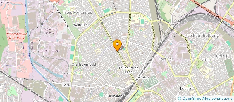 localisation de l'entreprise MONSIEUR VICTOR LANARD  REIMS