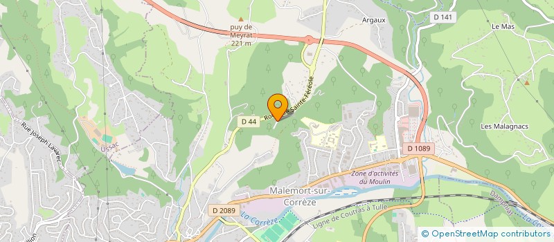 localisation de l'entreprise MONSIEUR VICTOR LAPORTE  MALEMORT