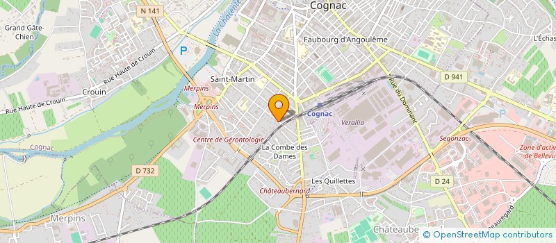 localisation de l'entreprise MONSIEUR VICTOR LARA  VAL-DE-COGNAC