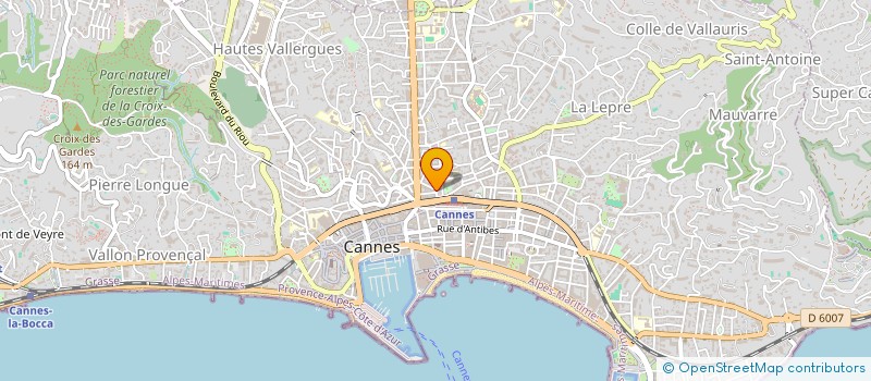 localisation de l'entreprise MONSIEUR VICTOR LAUDRIN  CANNES