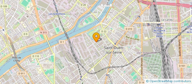 localisation de l'entreprise MONSIEUR VICTOR LAURENT à SAINT-OUEN-SUR-SEINE