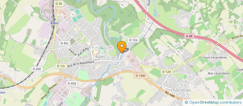 localisation de l'entreprise MONSIEUR VICTOR LAZZAROTTO  RIVES