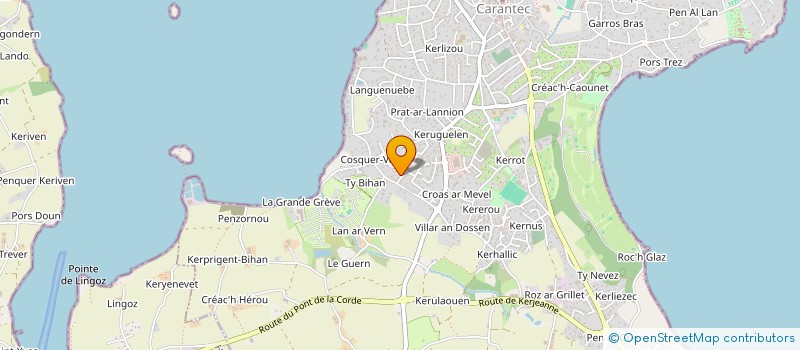 localisation de l'entreprise MONSIEUR VICTOR LE BAIL à CARANTEC