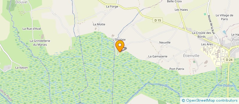 localisation de l'entreprise MONSIEUR VICTOR LE BOULANGER  ETIENVILLE