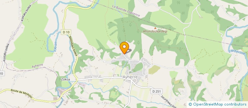 localisation de l'entreprise MONSIEUR VICTOR LE MOAN  AYHERRE