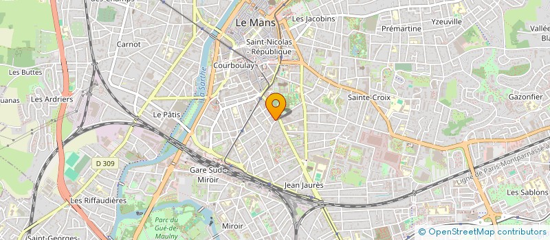 localisation de l'entreprise MONSIEUR VICTOR LE VERDIER  LE MANS