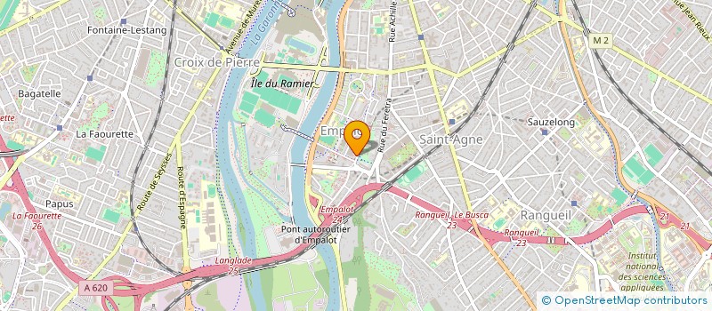 localisation de l'entreprise MONSIEUR VICTOR LEBEC  TOULOUSE