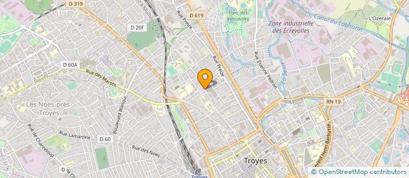 localisation de l'entreprise MONSIEUR VICTOR LEBLANC à TROYES