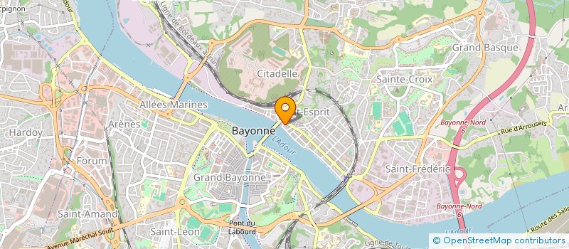 localisation de l'entreprise MONSIEUR VICTOR LEBRUN à BAYONNE