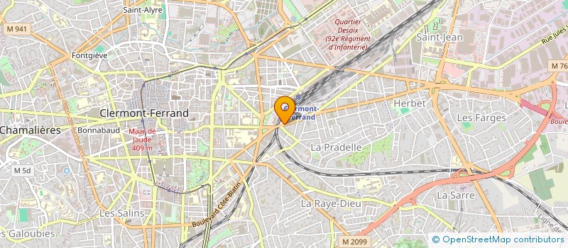 localisation de l'entreprise MONSIEUR VICTOR LECERF  CLERMONT-FERRAND