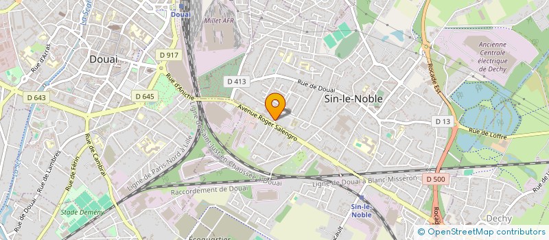 localisation de l'entreprise MONSIEUR VICTOR LECLAIRE à SIN-LE-NOBLE