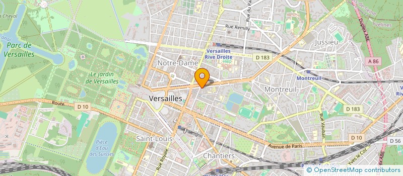 localisation de l'entreprise MONSIEUR VICTOR LEFEBVRE à VERSAILLES