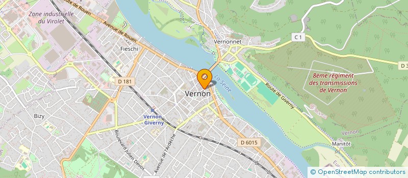 localisation de l'entreprise MONSIEUR VICTOR LEFRANCOIS à VERNON