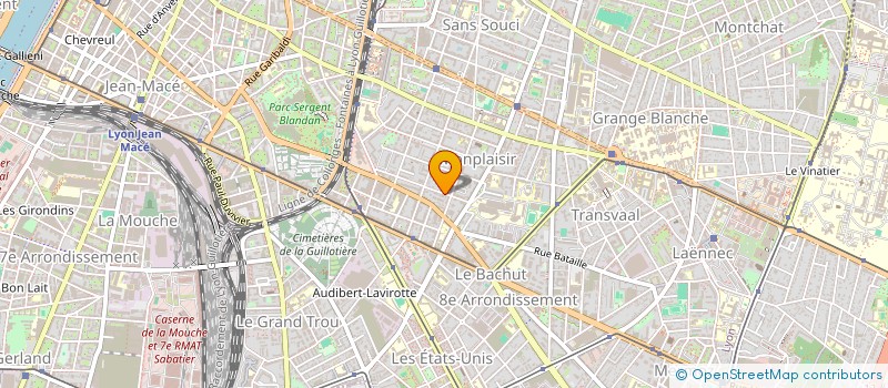 localisation de l'entreprise MONSIEUR VICTOR LEGENDRE  LYON