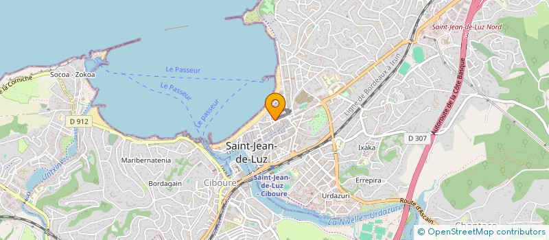 localisation de l'entreprise MONSIEUR VICTOR LEICEAGA  SAINT-JEAN-DE-LUZ