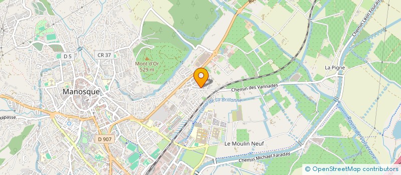 localisation de l'entreprise MONSIEUR VICTOR LEMESNAGER à MANOSQUE