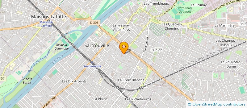 localisation de l'entreprise MONSIEUR VICTOR LEMOINE à SARTROUVILLE
