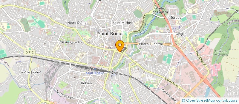 localisation de l'entreprise MONSIEUR VICTOR LEPARC à SAINT-BRIEUC