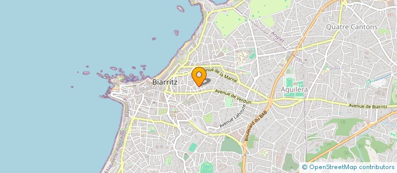 localisation de l'entreprise MONSIEUR VICTOR LEQUEUX à BIARRITZ