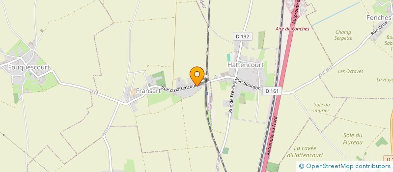 localisation de l'entreprise MONSIEUR VICTOR LESAUVAGE  FRANSART