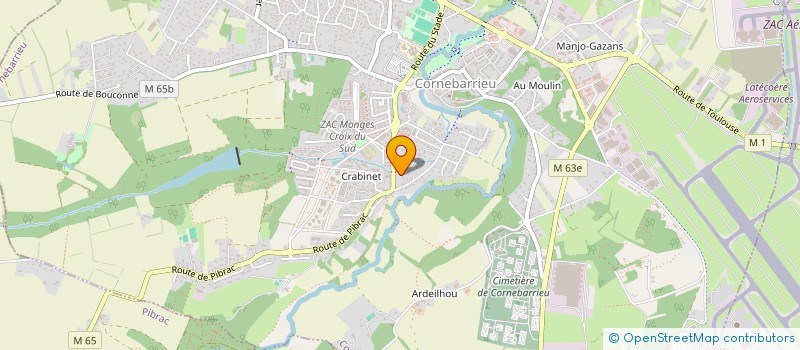 localisation de l'entreprise MONSIEUR VICTOR LESIEUR  CORNEBARRIEU