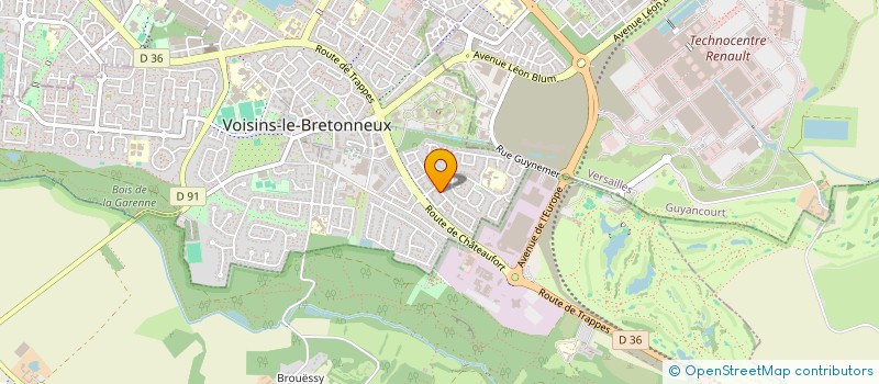 localisation de l'entreprise MONSIEUR VICTOR LEVEQUE à VOISINS-LE-BRETONNEUX