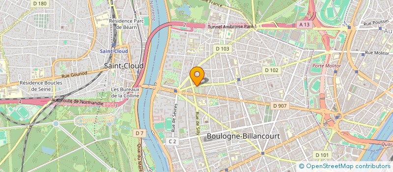 localisation de l'entreprise MONSIEUR VICTOR LEVY  BOULOGNE-BILLANCOURT