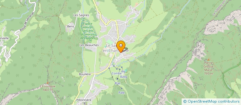 localisation de l'entreprise MONSIEUR VICTOR LIAUTAUD  LE SAPPEY-EN-CHARTREUSE