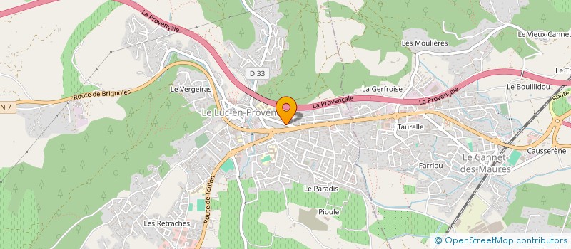 localisation de l'entreprise MONSIEUR VICTOR LO POTRO  LE LUC