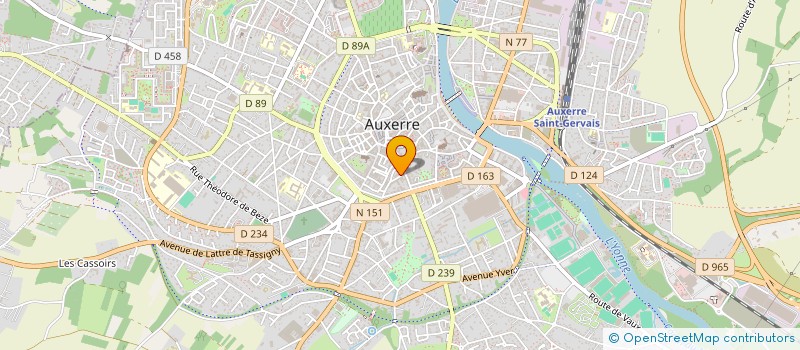 localisation de l'entreprise MONSIEUR VICTOR LOPEZ  AUXERRE