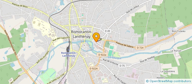 localisation de l'entreprise MONSIEUR VICTOR LOPEZ à ROMORANTIN-LANTHENAY