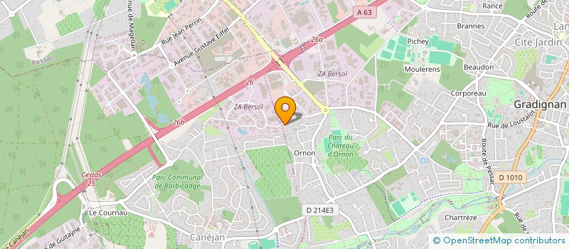 localisation de l'entreprise MONSIEUR VICTOR LOUBIGNAC  GRADIGNAN