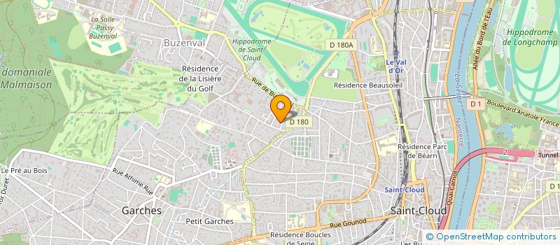 localisation de l'entreprise MONSIEUR VICTOR LOUPAN à GARCHES