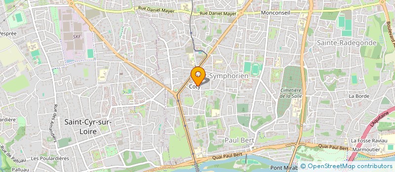 localisation de l'entreprise MONSIEUR VICTOR LUCIEN-BRUN  TOURS