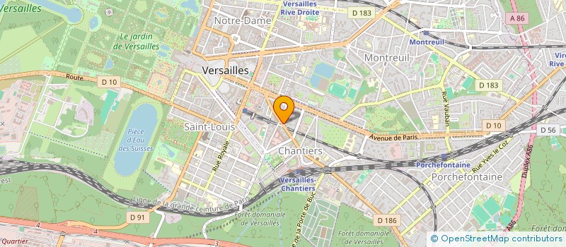 localisation de l'entreprise MONSIEUR VICTOR LUMBROSO à VERSAILLES