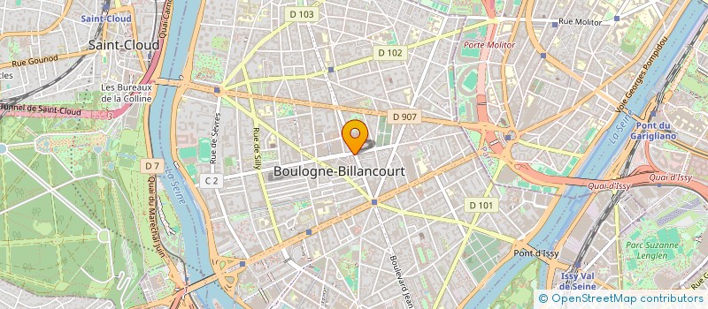 localisation de l'entreprise MONSIEUR VICTOR MAAREK à BOULOGNE-BILLANCOURT